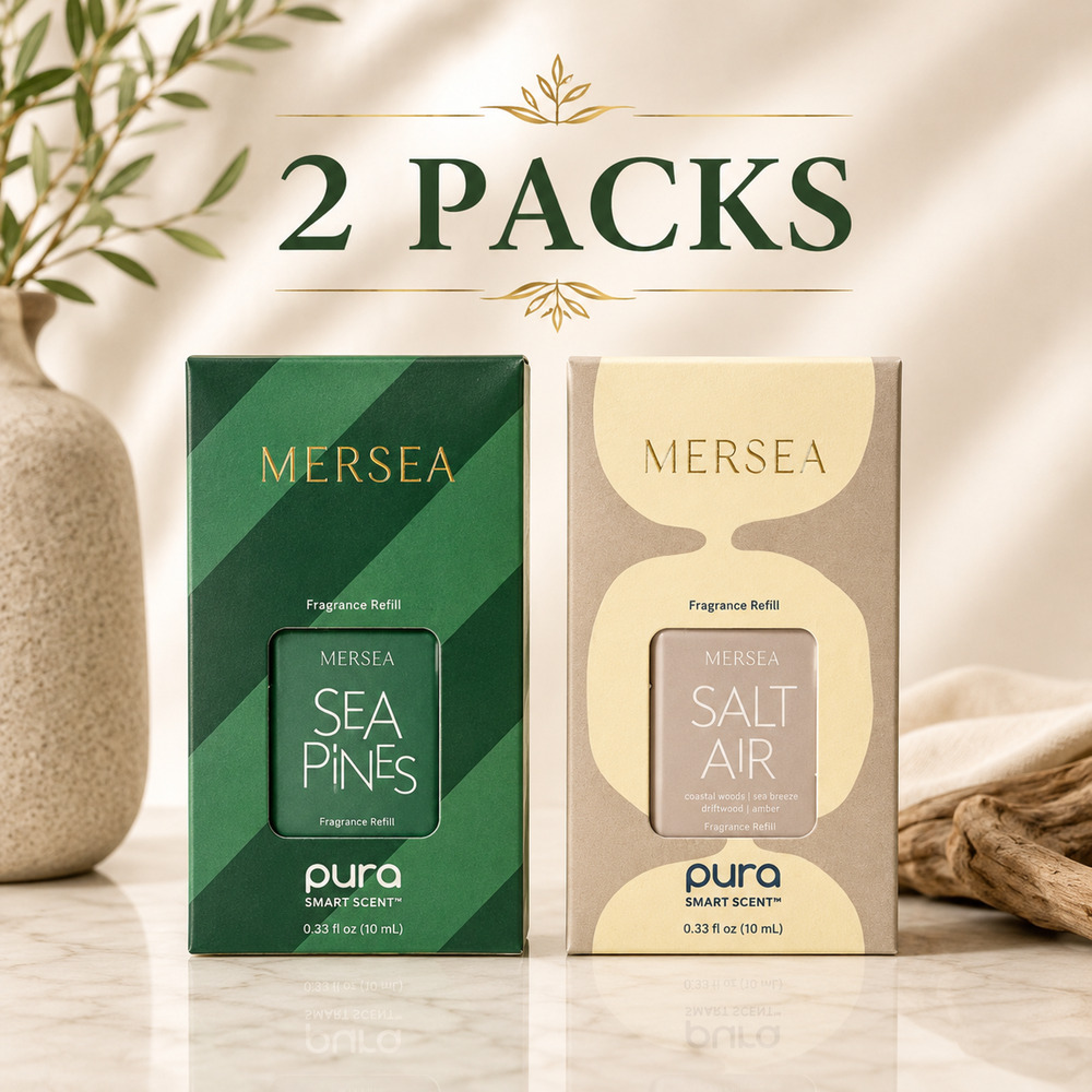 Mersea Pura Smart Scent Fragrance Refill 2 Pack Sea Pines & Salt Air